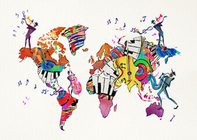 Continents of Music